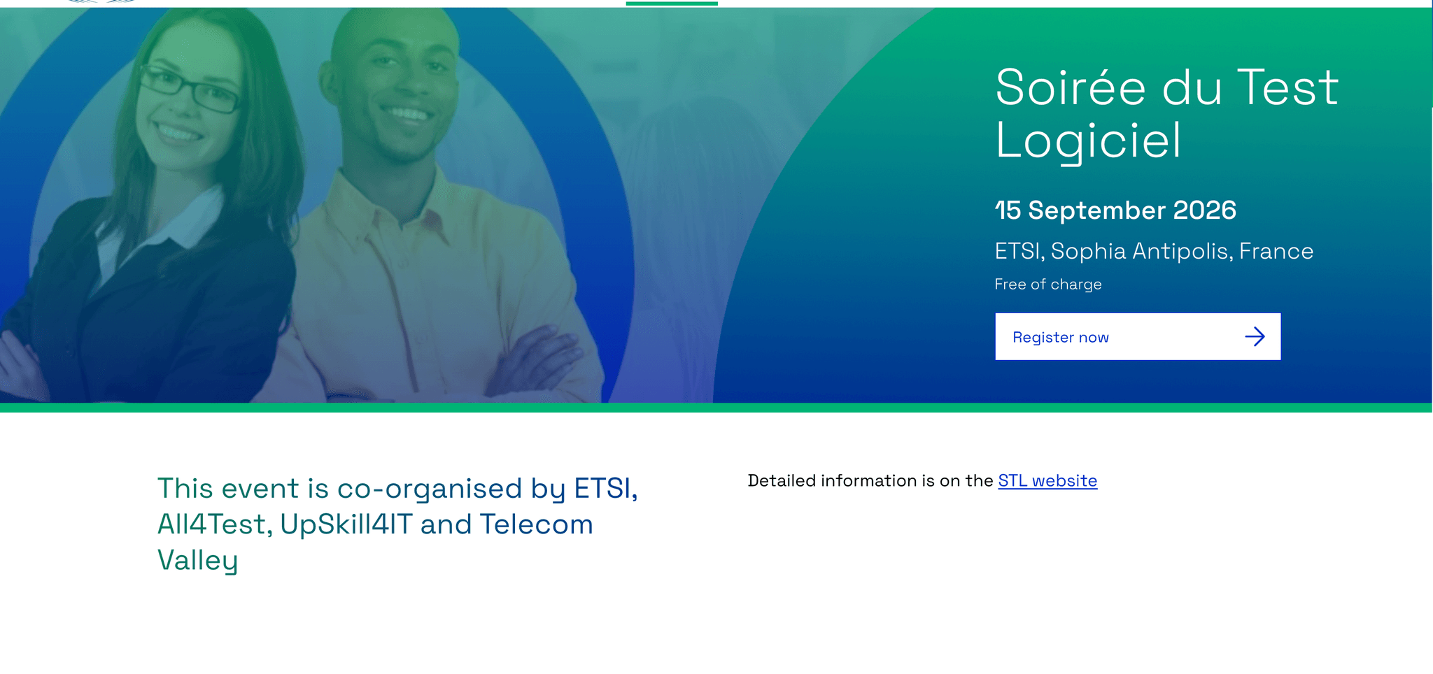 Soirée du Test Logiciel 2026 — Sophia Antipolis, événement Tier 3 sélectionné par Agenda Tech