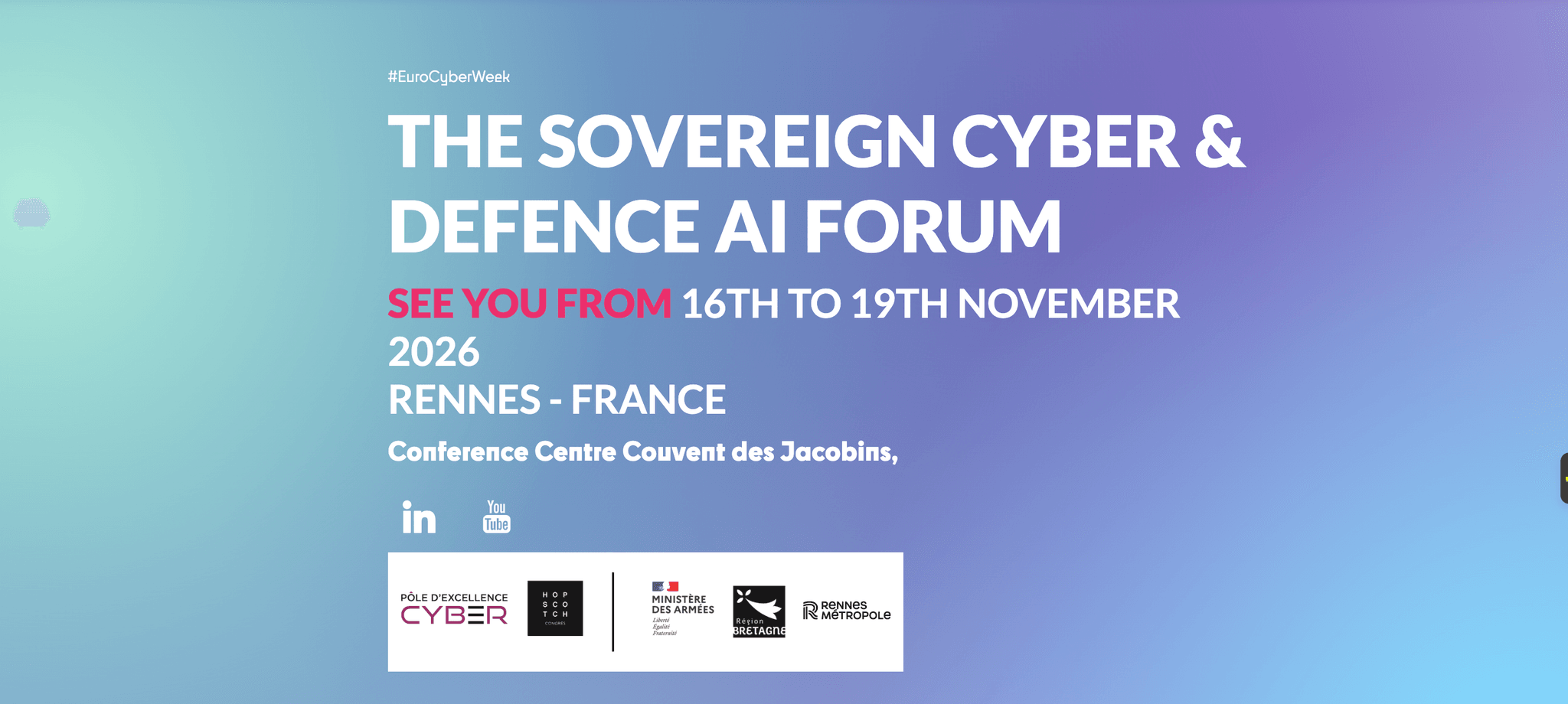 European Cyber Week — événement tech à Rennes (2026)