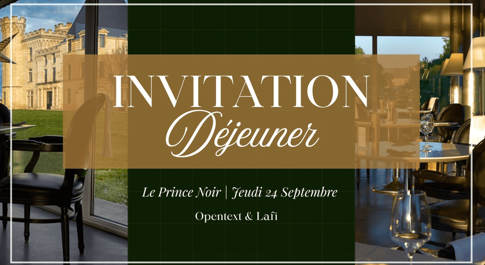 Déjeuner OpenText x LAFI Prince Noir Bordeaux — Bordeaux, événement Tier 3 sélectionné par Agenda Tech