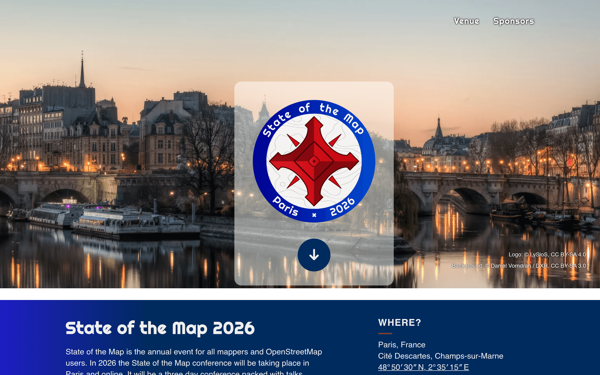 State of the Map 2026 — événement tech à Paris (2026)
