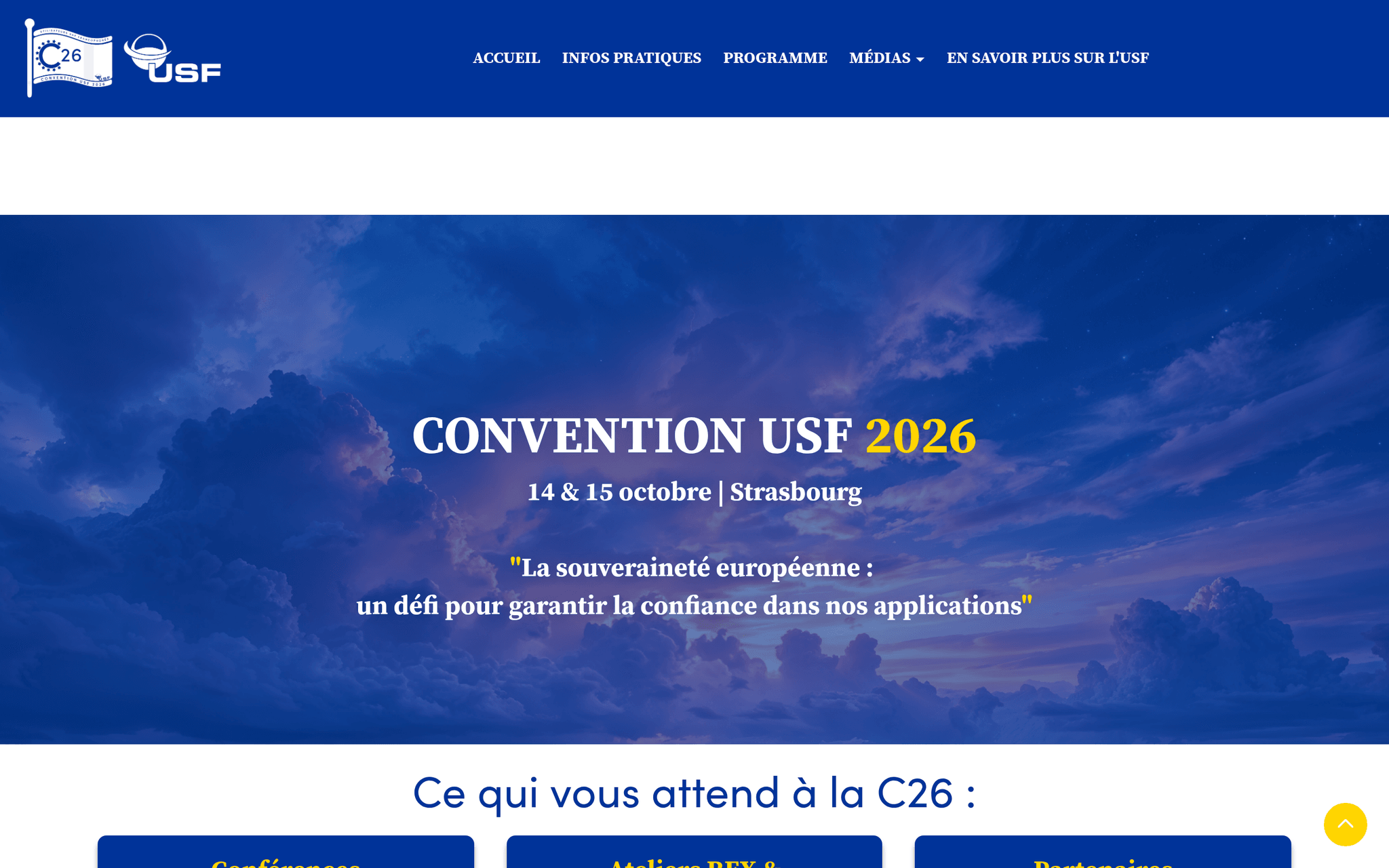 USF Convention — événement tech à Strasbourg (2026)