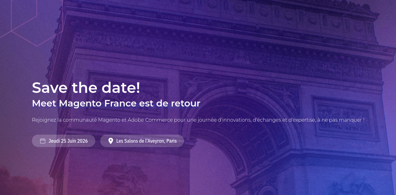 Meet Magento France — événement tech à Paris (2026)