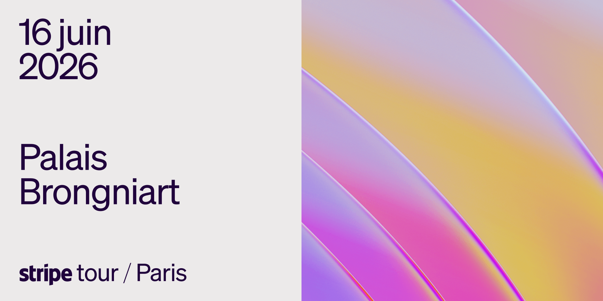 Stripe Tour Paris 2026 — Paris, événement Tier 3 sélectionné par Agenda Tech