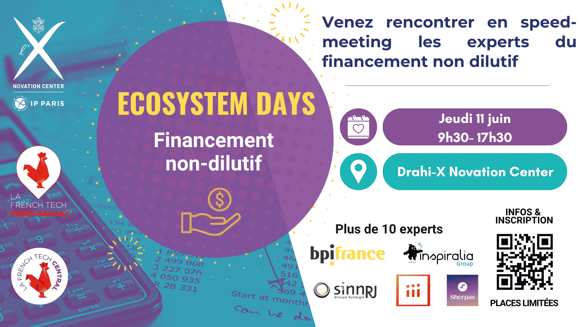 Ecosystem day financement non dilutif — Palaiseau, événement Tier 3 sélectionné par Agenda Tech