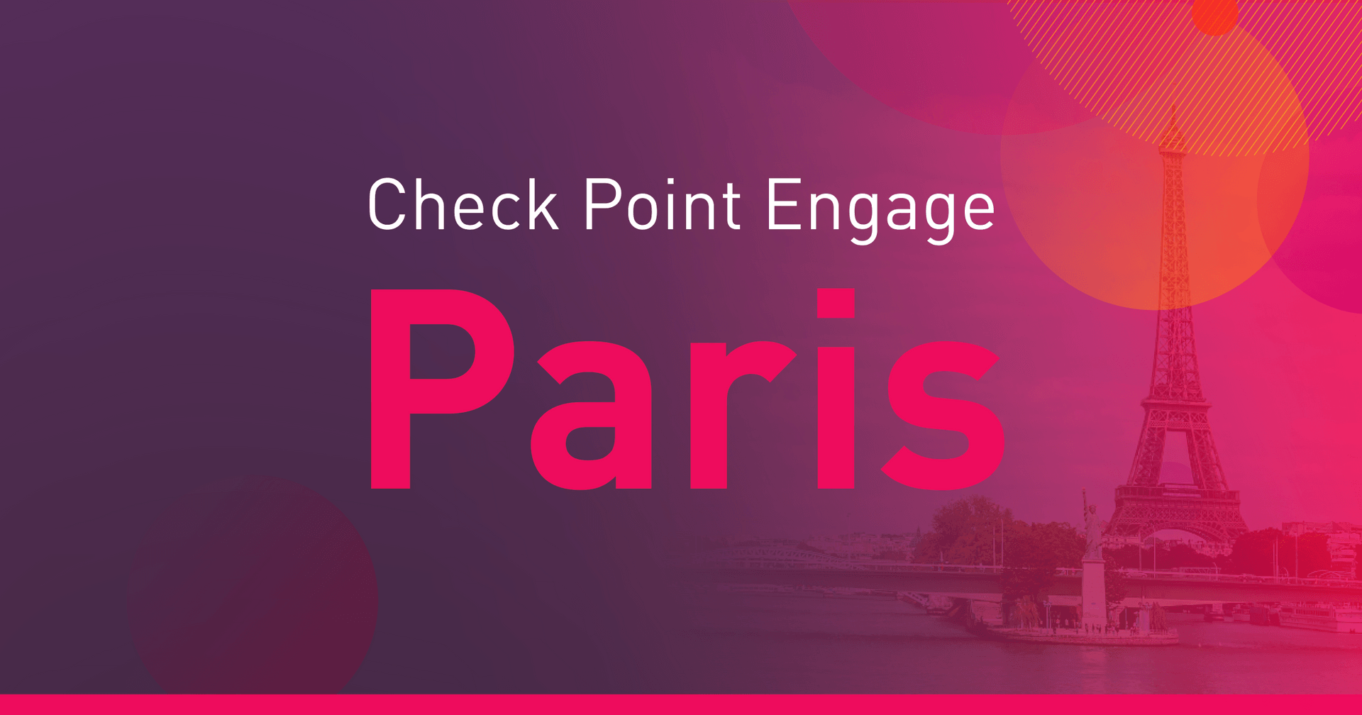 Check Point Engage Paris, événement Tier 3 sélectionné par Agenda Tech