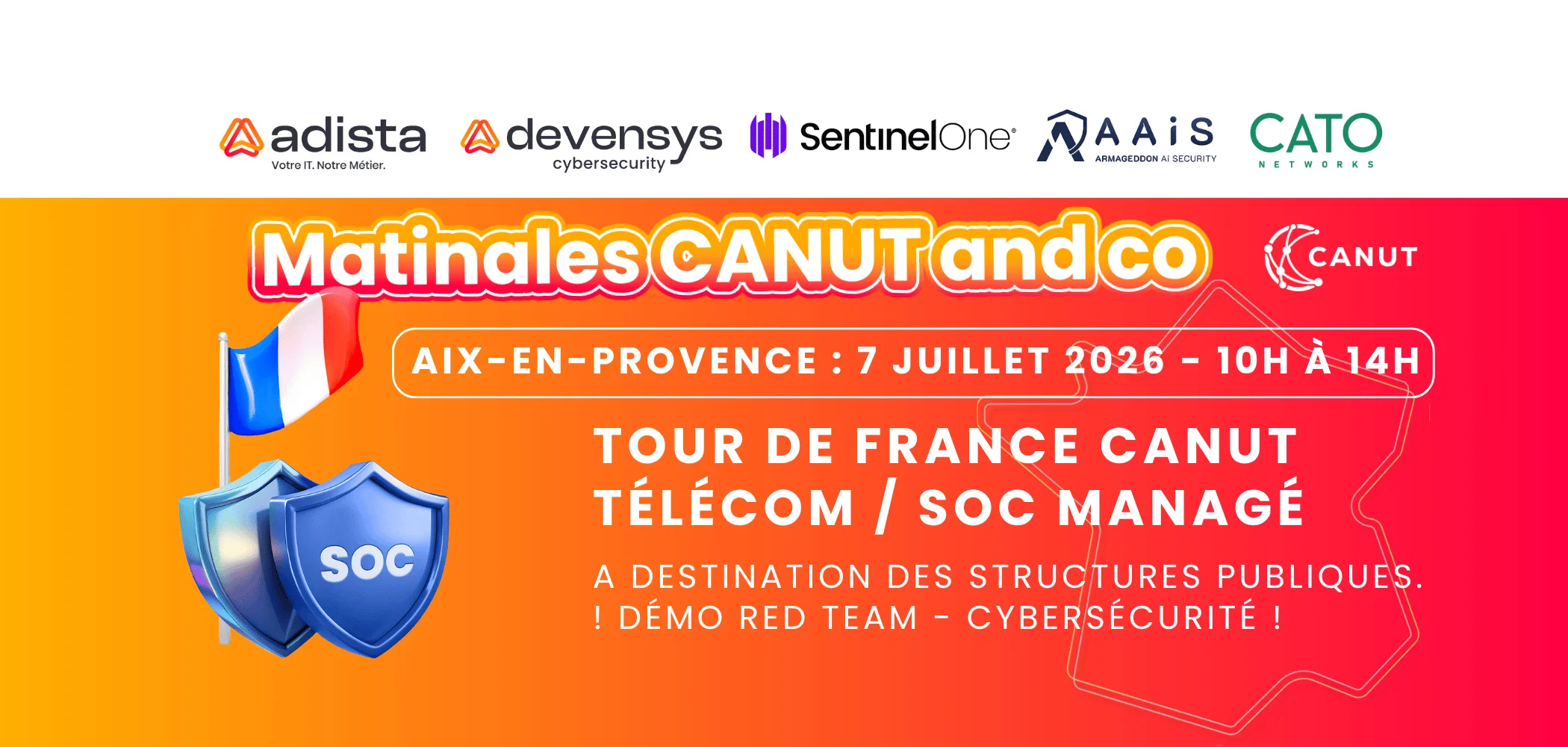 Matinale CANUT CO Aix-en-Provence — Aix-en-Provence, événement Tier 3 sélectionné par Agenda Tech